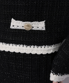 Rirandture(リランドチュール) |Lace Collar Knit Jacket
