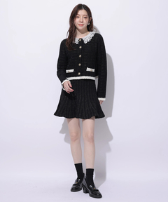 Rirandture(リランドチュール) |Lace Collar Knit Jacket
