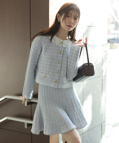 Rirandture(リランドチュール) |Lace Collar Knit Jacket
