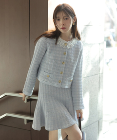 Rirandture(リランドチュール) |Lace Collar Knit Jacket