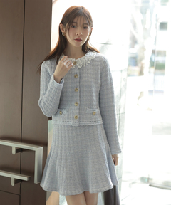 Rirandture(リランドチュール) |Lace Collar Knit Jacket