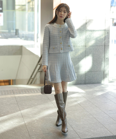 Rirandture(リランドチュール) |Lace Collar Knit Jacket