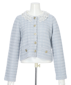 Rirandture(リランドチュール) |Lace Collar Knit Jacket