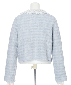 Rirandture(リランドチュール) |Lace Collar Knit Jacket