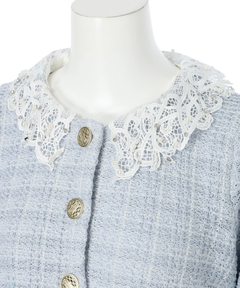 Rirandture(リランドチュール) |Lace Collar Knit Jacket