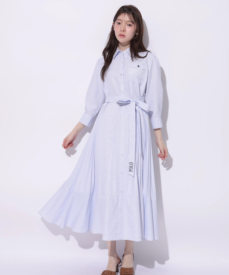 POLO BCSコラボ〉ポイントレースシャツワンピース | ワンピース