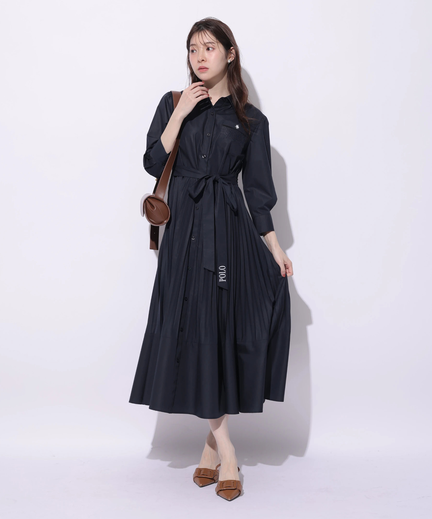 POLO BCSコラボ〉ポイントレースシャツワンピース | ワンピース