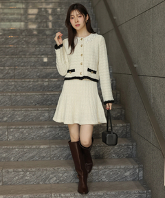 Rirandture(リランドチュール) |〈MARIEBELLEコラボ〉Tweed Knit Mini Skirt