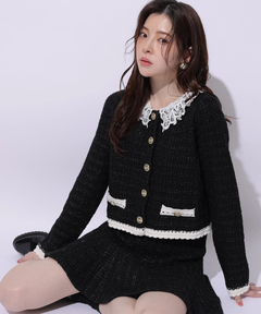 Rirandture(リランドチュール) |〈MARIEBELLEコラボ〉Tweed Knit Mini Skirt