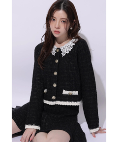Rirandture(リランドチュール) |〈MARIEBELLEコラボ〉Tweed Knit Mini Skirt