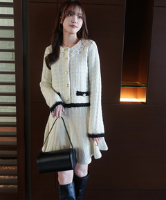 Rirandture(リランドチュール) |〈MARIEBELLEコラボ〉Tweed Knit Mini Skirt