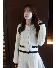 Rirandture(リランドチュール) |〈MARIEBELLEコラボ〉Tweed Knit Mini Skirt