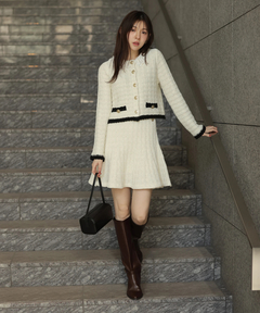 Rirandture(リランドチュール) |〈MARIEBELLEコラボ〉Tweed Knit Mini Skirt