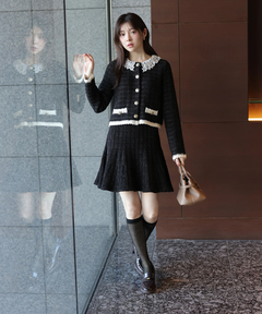 Rirandture(リランドチュール) |〈MARIEBELLEコラボ〉Tweed Knit Mini Skirt