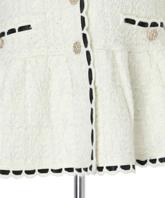 Rirandture(リランドチュール) |ツィードペプラムニットジャケット