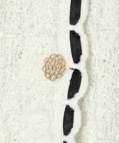 Rirandture(リランドチュール) |ツィードペプラムニットジャケット