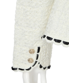 Rirandture(リランドチュール) |ツィードペプラムニットジャケット