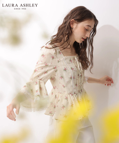 LAURA ASHLEY〉フリルスリーブブラウス | シャツ・ブラウス