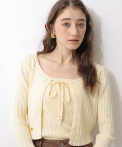 Rirandture(リランドチュール) |〈LAURA ASHLEYコラボ〉ボレロキャミセット