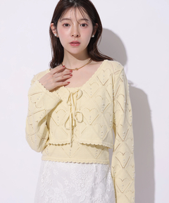 Rirandture(リランドチュール) |ハートパターンニットボレロ