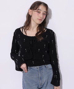 Rirandture(リランドチュール) |ハートパターンニットボレロ