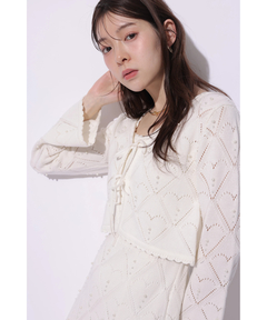 Rirandture(リランドチュール) |ハートパターンニットボレロ