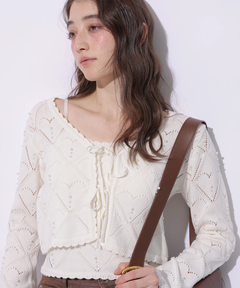 Rirandture(リランドチュール) |ハートパターンニットボレロ