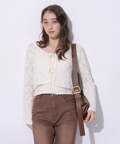 Rirandture(リランドチュール) |ハートパターンニットボレロ