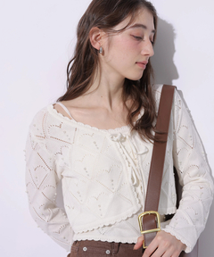 Rirandture(リランドチュール) |ハートパターンニットボレロ