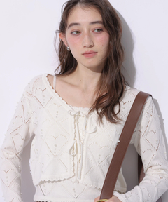 Rirandture(リランドチュール) |ハートパターンニットボレロ