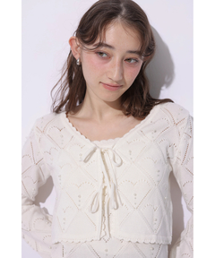 Rirandture(リランドチュール) |ハートパターンニットボレロ