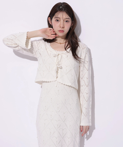 Rirandture(リランドチュール) |ハートパターンニットボレロ