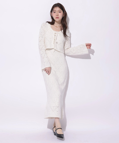 Rirandture(リランドチュール) |ハートパターンニットボレロ