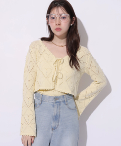 Rirandture(リランドチュール) |ハートパターンニットボレロ