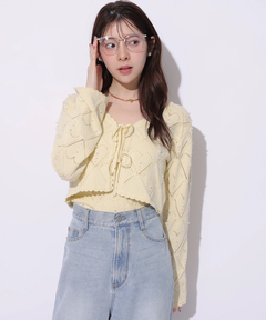 Rirandture(リランドチュール) |ハートパターンニットボレロ