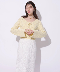 Rirandture(リランドチュール) |ハートパターンニットボレロ