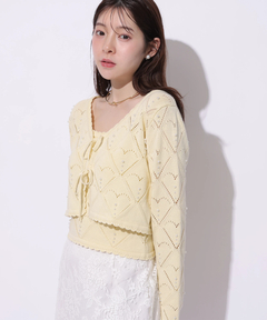 Rirandture(リランドチュール) |ハートパターンニットボレロ