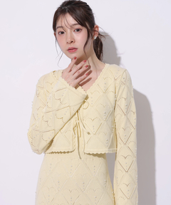 Rirandture(リランドチュール) |ハートパターンニットボレロ