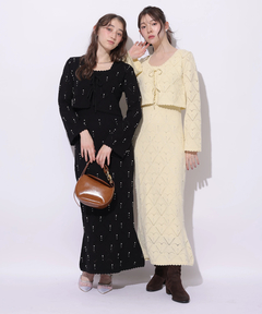 Rirandture(リランドチュール) |ハートパターンニットボレロ