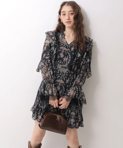 Rirandture(リランドチュール) |〈LAURA ASHLEYコラボ〉楊柳プリントチュニックワンピース