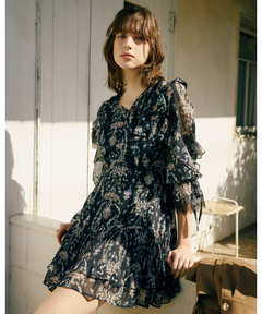 Rirandture(リランドチュール) |〈LAURA ASHLEYコラボ〉楊柳プリントチュニックワンピース