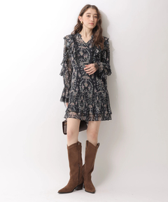 Rirandture(リランドチュール) |〈LAURA ASHLEYコラボ〉楊柳プリントチュニックワンピース