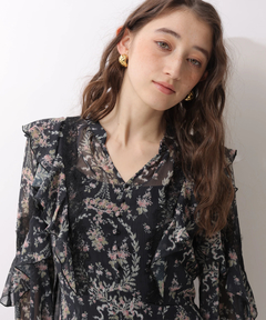 Rirandture(リランドチュール) |〈LAURA ASHLEYコラボ〉楊柳プリントチュニックワンピース