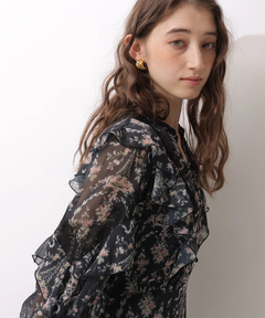 Rirandture(リランドチュール) |〈LAURA ASHLEYコラボ〉楊柳プリントチュニックワンピース