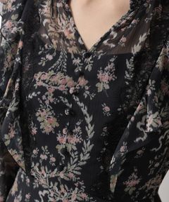 Rirandture(リランドチュール) |〈LAURA ASHLEYコラボ〉楊柳プリントチュニックワンピース