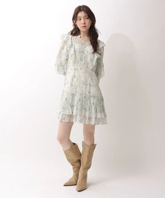 Rirandture(リランドチュール) |〈LAURA ASHLEYコラボ〉楊柳プリントチュニックワンピース