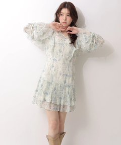 Rirandture(リランドチュール) |〈LAURA ASHLEYコラボ〉楊柳プリントチュニックワンピース