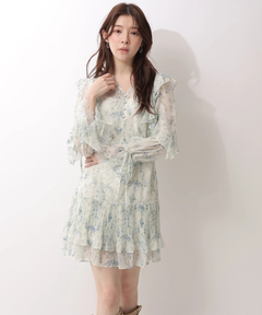 Rirandture(リランドチュール) |〈LAURA ASHLEYコラボ〉楊柳プリントチュニックワンピース