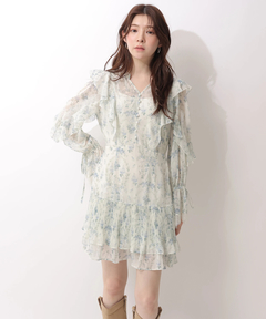 Rirandture(リランドチュール) |〈LAURA ASHLEYコラボ〉楊柳プリントチュニックワンピース