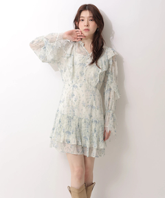 Rirandture(リランドチュール) |〈LAURA ASHLEYコラボ〉楊柳プリントチュニックワンピース